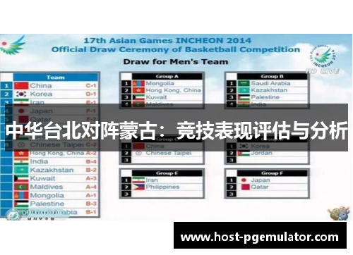 中华台北对阵蒙古：竞技表现评估与分析