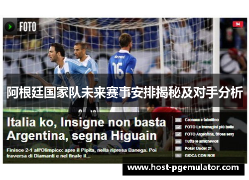 阿根廷国家队未来赛事安排揭秘及对手分析 阿根廷国家队未来赛事安排揭秘及对手分析